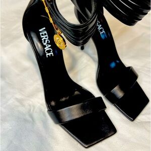 Versace Medusa heels